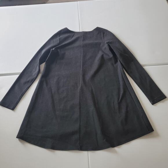 Bryn Walker Tunic Dress Womens Medium Long Sleeve High Low Made in USA Italian - Picture 2 of 8